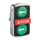 SCHNEIDER ELECTRIC - Kaksoispainike - ZB4BA73133