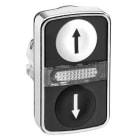 SCHNEIDER ELECTRIC - Kaksoispainike - ZB4BW7A1724