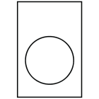 SCHNEIDER ELECTRIC - Kilpi valkoinen/keltainen - ZB2BY4101