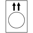 SCHNEIDER ELECTRIC - Kilpi valkoinen riippuohj. - ZB2BY4952 ylös nopeasti