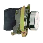 SCHNEIDER ELECTRIC - Tasopainike jousipalautuksella - XB4BA3341 valkea 1s ->