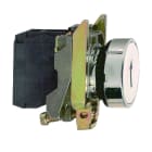 SCHNEIDER ELECTRIC - Tasopainike jousipalautuksella - XB4BA3341 valkea 1s ->