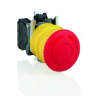 SCHNEIDER ELECTRIC - HÄTÄ-SEIS-pain. vetovapautus - XB4BT845 1s 1a pun. 40mm. varm