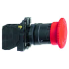 SCHNEIDER ELECTRIC - HÄTÄ-SEIS-painike pal. kiert. - XB5AS8445 1s 1a PUN 40mm