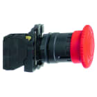 SCHNEIDER ELECTRIC - HÄTÄ-SEIS-painike pal. kiert. - XB5AS8445 1s 1a PUN 40mm