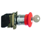 SCHNEIDER ELECTRIC - HÄTÄ-SEIS-pain. avainvapautus - XB4BS9445 1s 1a pun. 40mm var.