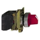 SCHNEIDER ELECTRIC - LED-valintakytkin 230VAC - XB4BK124M5 PUN 1s 1a 2-as