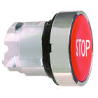 SCHNEIDER ELECTRIC - Painike jousipalautuksella - ZB4BA434 valk.-PUN STOP