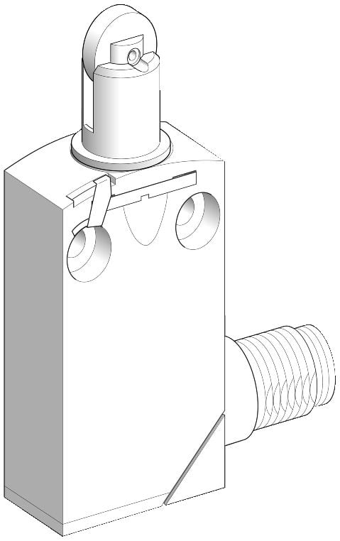 TELEMECANIQUE-SENSORS - Rajakytkin metallinen - XCMD2102C12 1s 1a
