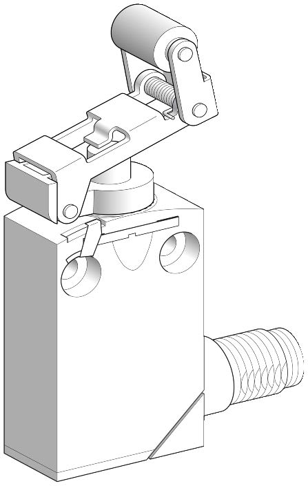 TELEMECANIQUE-SENSORS - Rajakytkin metallinen - XCMD2124M12 1s 1a