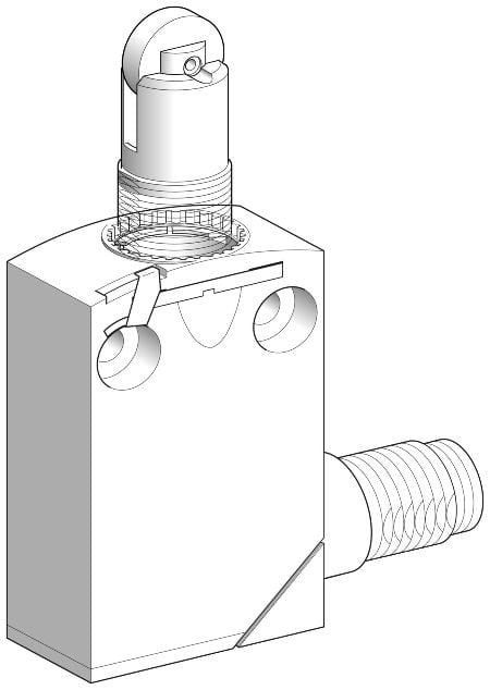 TELEMECANIQUE-SENSORS - Rajakytkin metallinen - XCMD21F2M12 1s 1a