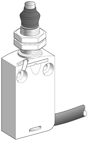 TELEMECANIQUE-SENSORS - Rajakytkin metallinen - XCMD21G1L1 1s 1a 1m kaapeli