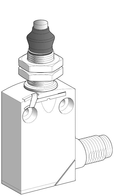 TELEMECANIQUE-SENSORS - Rajakytkin metallinen - XCMD21G1M12 1s 1a