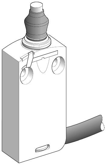 TELEMECANIQUE-SENSORS - Rajakytkin metallinen - XCMD2511L1 1s 1a 1m kaapeli