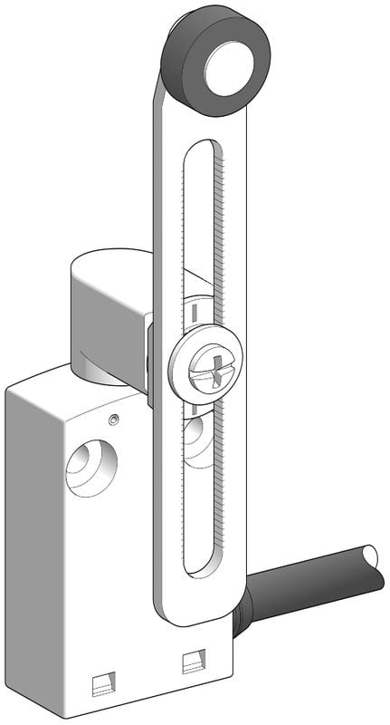 TELEMECANIQUE-SENSORS - Rajakytkin muovinen - XCMN2145L1 1s 1a 1m kaapeli