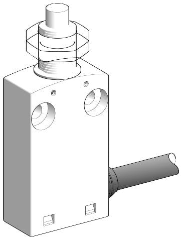 TELEMECANIQUE-SENSORS - Rajakytkin muovinen - XCMN21F0L1 1s 1a 1m kaapeli