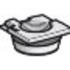 TELEMECANIQUE-SENSORS - Kaapeliläpivienti rajakytkim. - ZCDEG11 metalli PG11-kierre