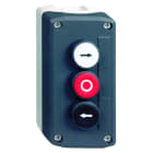 SCHNEIDER ELECTRIC - Painikekotelo merkit. pain. - XALD334 OIKEA-0-VASEN 2s 1a
