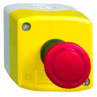 SCHNEIDER ELECTRIC - HÄTÄ-SEIS-kotelo kiertopalaut. - XALK178F 2xav 40mm varmennett