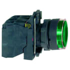 SCHNEIDER ELECTRIC - Valopainike ilman lamp.<250VAC - XB5AW3365 vihreä BA9S