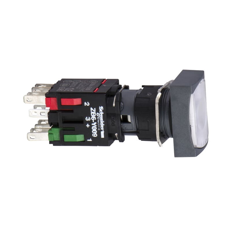 SCHNEIDER ELECTRIC - Painike-/merkkivalorunko - VALK. PAINONAPPI 1NO+1NC
