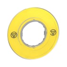 SCHNEIDER ELECTRIC - Painike-/merkkivalokilpi - MERKKIKEHYS 60MM E-STOP MUOVI