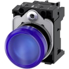 SIEMENS - Merkkivalo sin,LED 230VAC,meta - 3SU1156-6AA50-1AA0