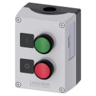 SIEMENS - Kotelo,muovi,2ohjauspaikka,vih - 3SU1802-0AB00-2AB1