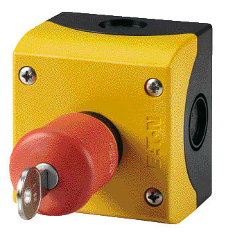 EATON - Hätä-Seis Painike Eaton - M22-PVS/KC11/IY kotel.lukolla