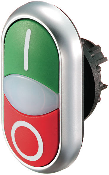 EATON - Kaksoisvalopainike Eaton - M22-DDL-GR-X1/X0