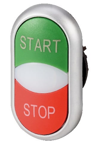 EATON - Kaksoisvalopainike Eaton - M22-DDL-GR-GB1/GB0