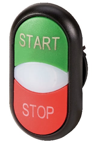 EATON - Kaksoisvalopainike Eaton - M22-DDL-WS-GB1/GB0