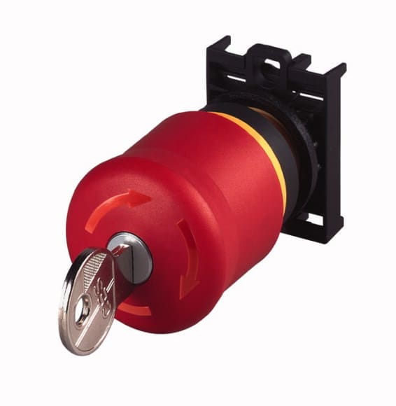 EATON - Hätä-Seis Painike Eaton - M22-PVS/K01 lukolla