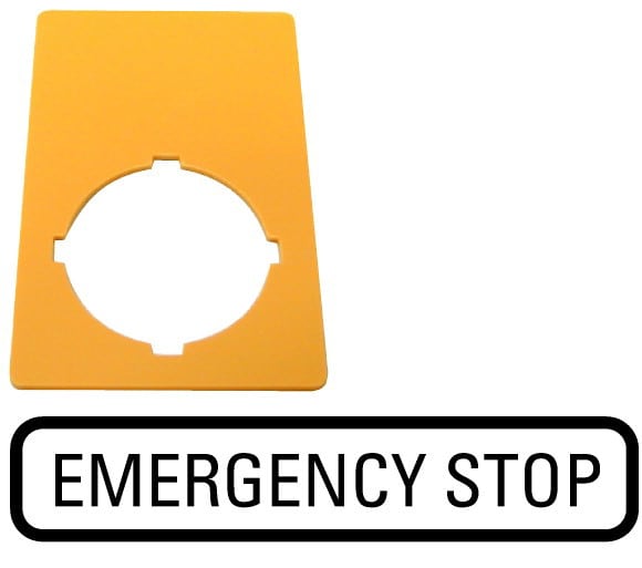 EATON - Hätä-Seis Kilpi Eaton - M22-XZK-GB99