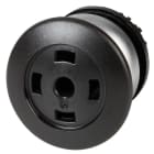 EATON - Sienipainike Eaton - M22-DP-S-X musta ilman kilpeä