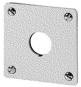 EATON - Etulevy Eaton - M22-E1 1 aukko