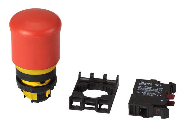 EATON - Hätä-Seis Painike Eaton - M22-PVT kiertämällä palautuva