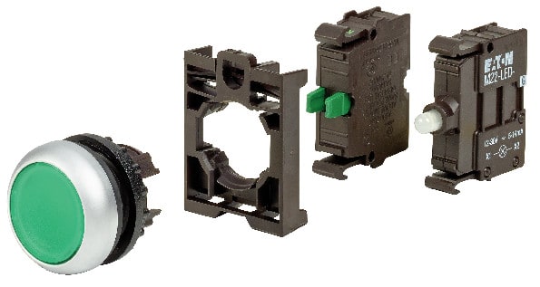 EATON - Valopainike taso - M22-DL-G-K10LED-BVP