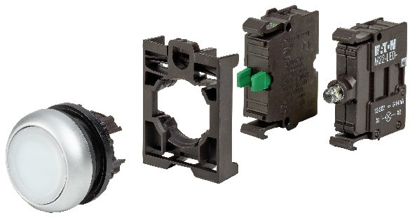 EATON - Valopainike taso - M22-DL-W-K10LED-BVP