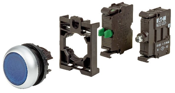 EATON - Tasovalopainike - M22-DL-B-K10LED-BVP