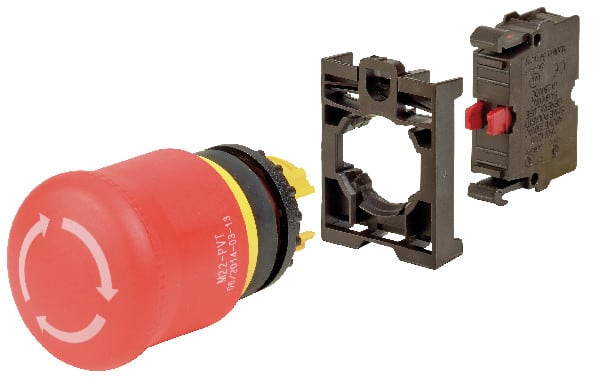EATON - Hätä-/seis painike - M22-PVT-K01-BVP