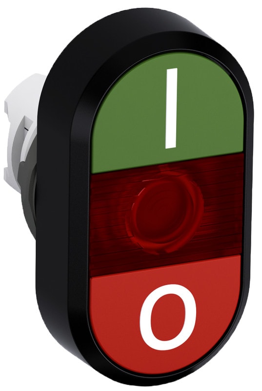 ABB - Kaksoisvalopainike matala I-0 - MPD2-11R VIH-PUN