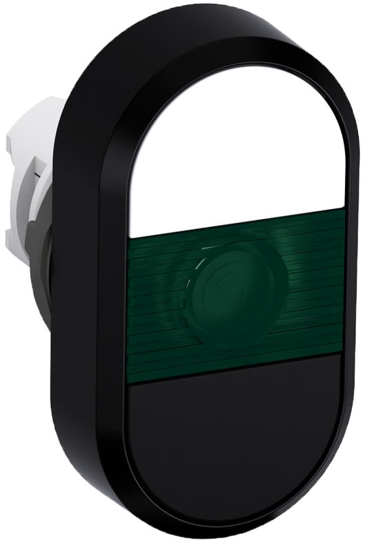 ABB - Kaksoisvalopainike matala I-0 - MPD6-11G VAL-MUS