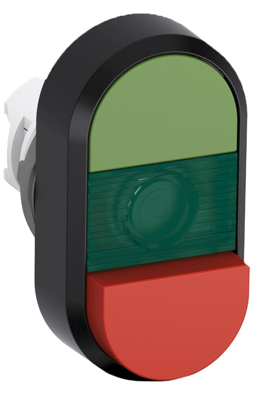 ABB - Kaksoisvalopainike korkea I-0 - MPD17-11G VAL-MUS