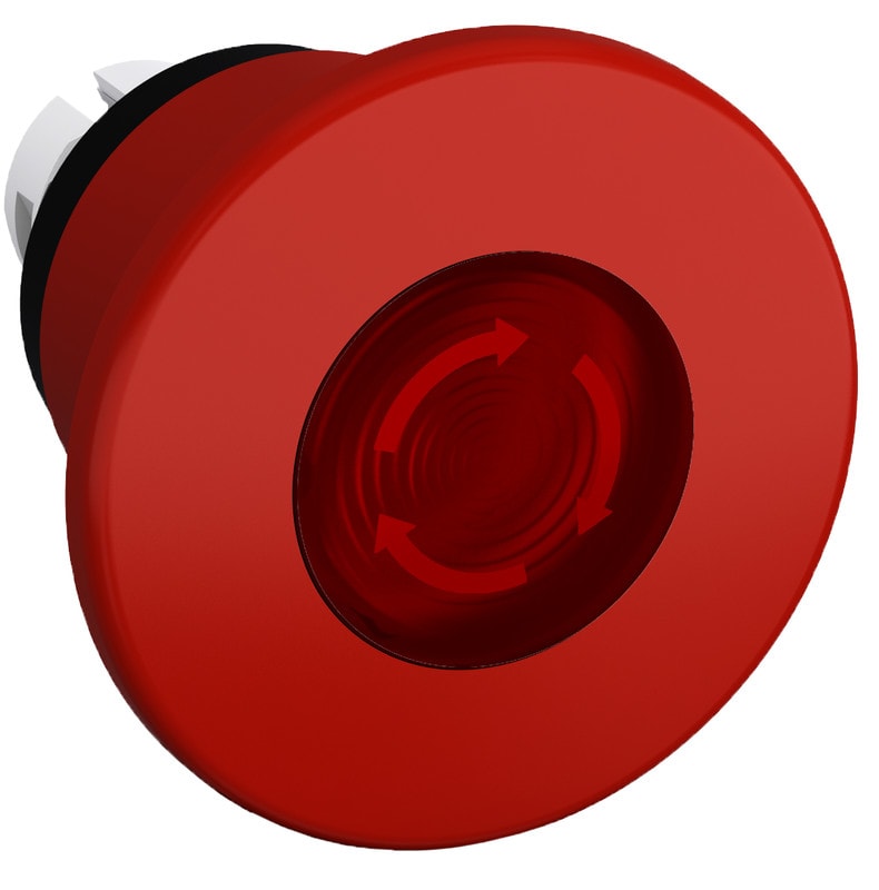 ABB - Painike HÄTÄ-SEIS kiertovap. - MPMT4-11R PUN 60mm