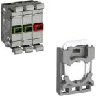 ABB - Kosketinlohko+pidike - MCBH-21 2S 1A