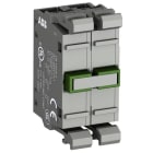 ABB - Kaksoiskosketinlohko+pidike - MCB-02 2a