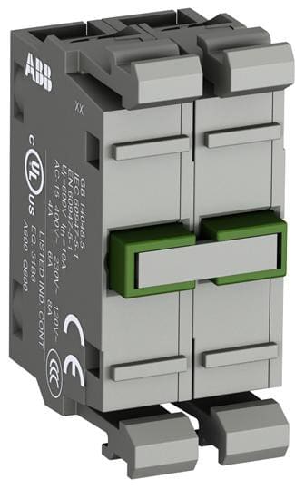ABB - Kaksoiskosketinlohko+pidike - MCB-02 2a