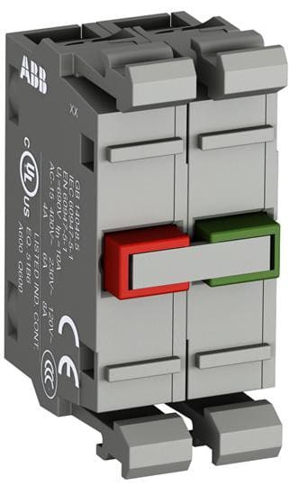 ABB - Kaksoiskosketinlohko+pidike - MCB-11 1s 1a
