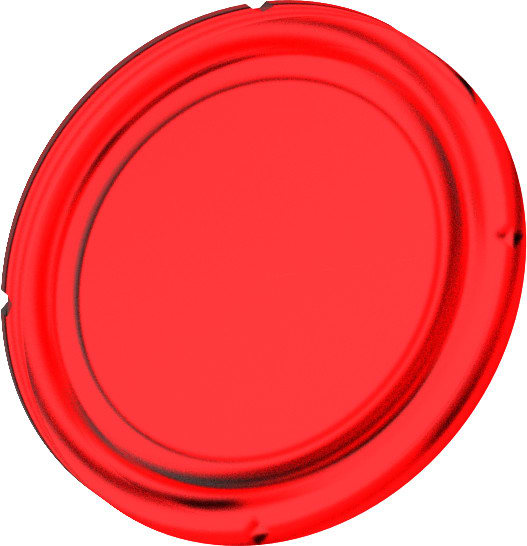 ABB - Painike painonapille matala - KA1-8101 PUN läpinäkyvä